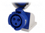Connector: AC supply | socket | female | 32A | 230VAC | IEC 60309 | IP67