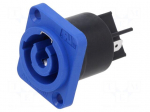 Socket | circular | male | PIN: 3 | 25A | thermoplastic | Series: HP | IP54