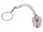Protection cover | female M12 connectors | IP67 | metal