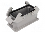 Enclosure: for rectangular connectors | Han | size 16B | PG21 | IP65