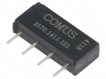 Relay: reed | SPST-NO | Ucoil: 12VDC | 500mA | max.200VDC | 10W | THT | SIP