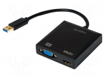Adapter | USB 2.0,USB 3.0 | Colour: black
