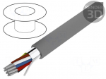 Wire | Alpha Essential C&C | 15x24AWG | Al-PET foil | PVC | dark grey
