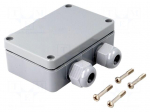 Enclosure: junction box | X: 64mm | Y: 98mm | Z: 34mm | polyamide | IP65
