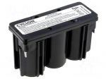 Re-battery: acid-lead | 6V | 2.5Ah | Size: MONOBLOK | AGM | 114x46x70mm