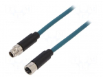Cable: for sensors/automation | PIN: 8 | male | M12 male,M12 female