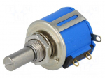 Potentiometer: shaft | multiturn | 2k&Omega; | 2W | &plusmn;5% | 6.35mm | linear | IP40