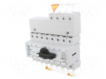 Switch: mains-generator | Stabl.pos: 3 | 80A | I-0-II | Mounting: DIN