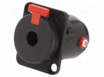Connector: Jack 6,3mm | socket | female | mono | straight | soldering