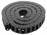 Cable chain | E045 | Bend.rad: 18mm | L: 1040mm | Int.height: 9.4mm