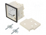 Voltmeter | on panel | VDC: 0&divide;400V | Class: 1.5 | Umax: 600V | 72x72mm