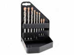 Drill set | steel | metal case | PROFI KERAMO | ceramics,glass | 8pcs.