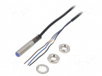 Sensor: inductive | OUT: PNP / NO | 0&divide;2mm | 10&divide;30VDC | M8 | 2m | IP67