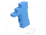 Socket | 10A | 250VAC | for DIN rail mounting | screw terminals | IP20