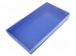 Container: single | blue,transparent | 295x175x42mm