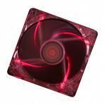 CASE FAN 120MM TRANSP 3PIN+4P/RED 12V XF046 XILENCE