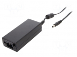 Power supply: switching | 24VDC | 2.7A | Out: 5,5/2,5 | 65W | 80&divide;264VAC
