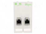Panel interface | 48VAC | 48VDC | 1A | IP20 | on panel | Input: RJ45 | 32mm