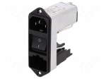 Connector: AC supply | socket | male | 6A | 250VAC | C14 (E) | CD | 0.8mH
