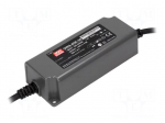 Power supply: switching | LED | 60W | 30VDC | 2A | 90&divide;264VAC | 127&divide;370VDC