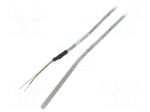 Sensor: temperature | thermocouple K | Insulation: fiberglass | cl.1