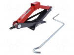 Scissors car jack | 1000kg | Hmin: 88mm | Hmax: 370mm