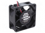 Fan: DC | axial | 12VDC | 60x60x25mm | 24.6m3/h | 21dBA | ball | 3000rpm