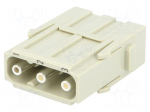 Connector: HDC | module | male | 40A | 690V | Han-Modular&reg; | PIN: 3