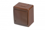 BETA cross switch surface brown IP44