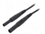 Test lead | 19A | banana socket 4mm,banana plug 4mm | insulated