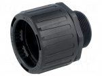 Straight terminal connector | Thread: metric,outside | polyamide