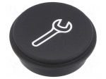 Button | round | &Oslash;21mm | black | 09