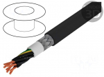 Wire | BiT 1000 CY FR | 10G1mm2 | shielded,tinned copper braid | PVC