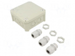 Enclosure: junction box | X: 114mm | Y: 114mm | Z: 58mm | IP67 | T 60
