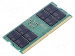 DRAM memory | DDR5 SODIMM | 4800MHz | 1.1VDC | industrial | 2Gx8