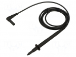 Test lead | 20A | probe tip,angular banana plug 4mm | Len: 1.5m
