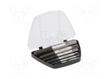 Tools set: screw extractor | 6pcs.