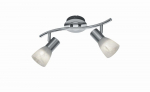 Trio Levisto spotlight 2-pc E14 brushed steel gaismeklis 871010207 4017807281651