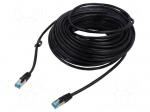 Patch cord | F/UTP | Cat 5e | RJ45 plug,both sides | stranded | Cu | 25m