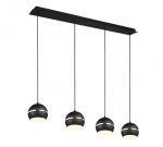 Trio-Lighting Fletcher  4-pc E14 matt black piekaramā lampa