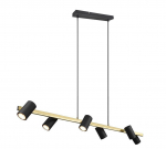 Trio-Lighting Marley  115 cm 6-pc GU10 black/gold piekaramā lampa