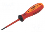 Screwdriver: insulated | Torx&reg; | TX10 | Blade length: 60mm | 1kVAC