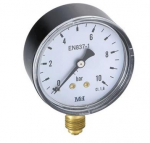 Manometrs D63, 0-16bar, 1/4", CL1.6, vertikāls Manometrs CL1.6, vertikāls