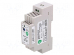 Power supply: switching | for DIN rail | 15W | 15VDC | 0&divide;1A | OUT: 1