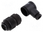 Connector: circular | 400V | 16A | PIN: 4 | plug | male | Type: unshielded