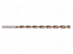 Drill bit | for wood | &Oslash;: 5mm | L: 250mm | high speed steel | blister