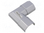 Angle connector | silver | W: 33mm | H: 18mm