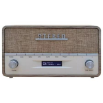 Denver DAB-36LW radio Portable Digital Brown, White