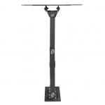 Maclean MC-700N TV Monitor Wall Mount Universal max VESA 200x20 23"-43" 30kg Black Extendable Tilting for Small TVs