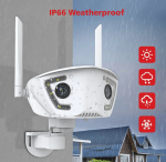 Dual Lens Panoramic Wi-Fi outdoor Camera | 2MP | CamHi